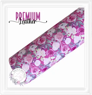 ⋅ In Full Bloom ⋅ Custom Printed ⋅ Vegan Faux Leather