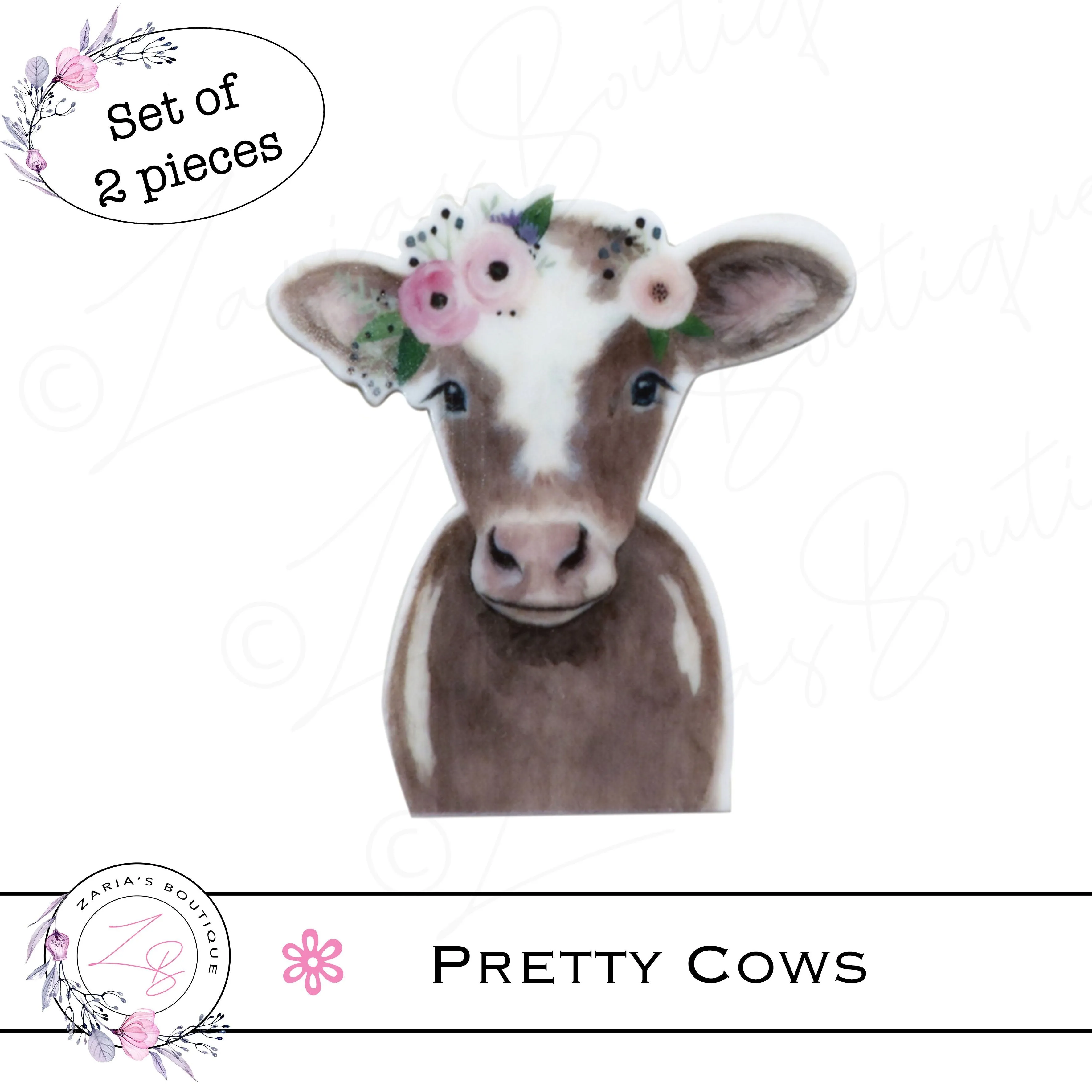 ⋅ Moo-y Christmas ⋅ Festive Farm Print ⋅ Textured Leather ⋅