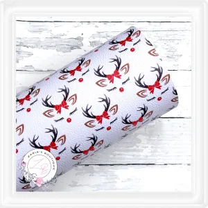 ⋅ Rudolph ⋅ Christmas ⋅ Textured Vegan Faux Leather ⋅