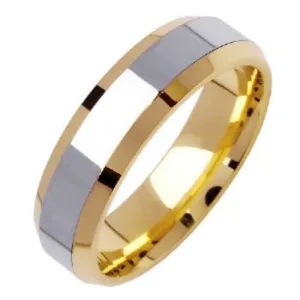 14K or 18K Two-Tone Gold Traditional Ring