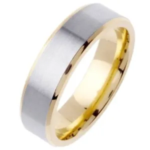 14K or 18K Two-Tone Gold Traditional Ring