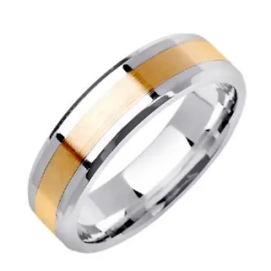 14K or 18K Two-Tone Gold Traditional Ring