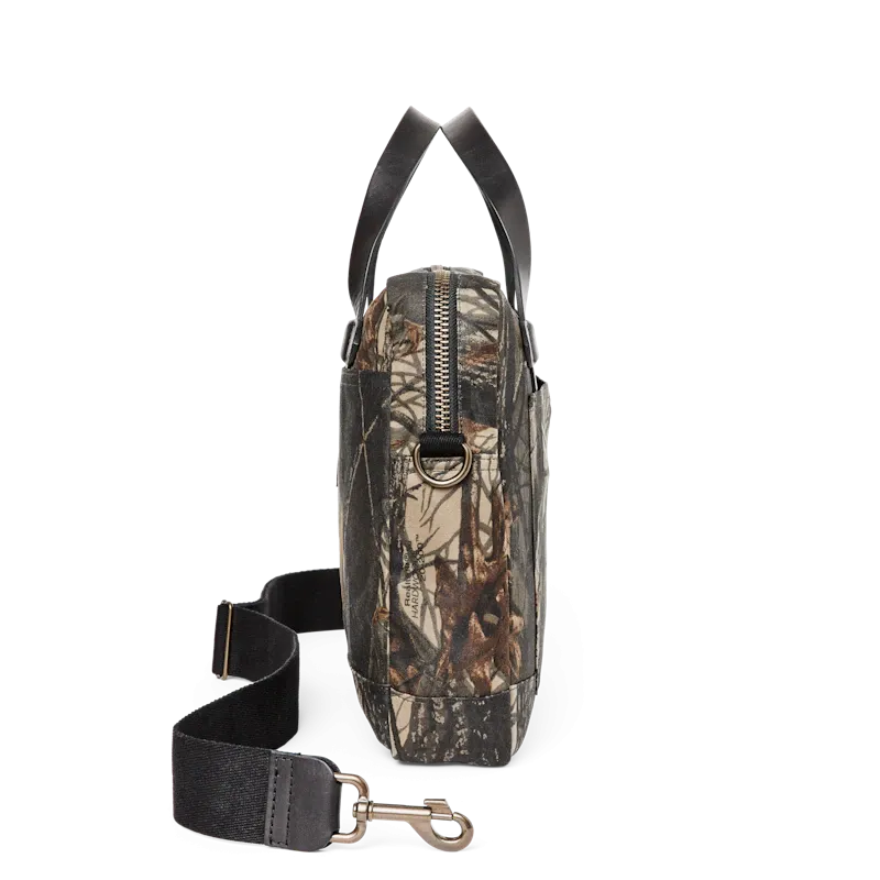 20263730 Filson Tin Cloth Compact Briefcase Realtree Hardwoods Camo
