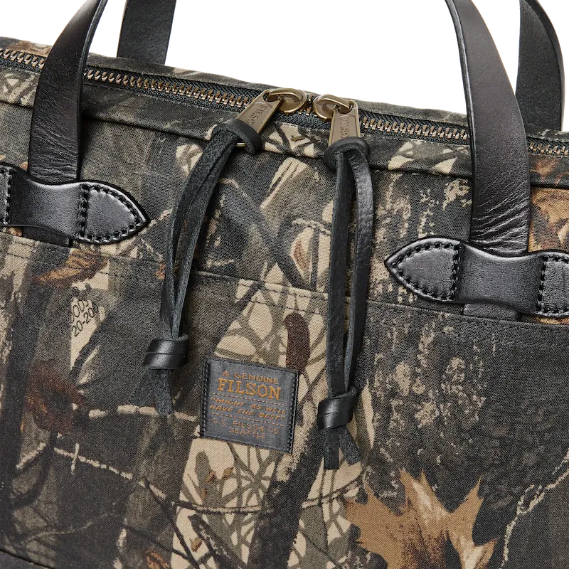 20263730 Filson Tin Cloth Compact Briefcase Realtree Hardwoods Camo