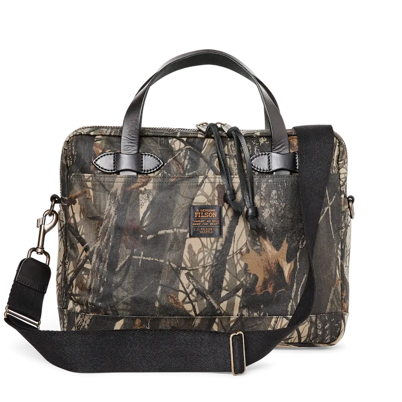 20263730 Filson Tin Cloth Compact Briefcase Realtree Hardwoods Camo