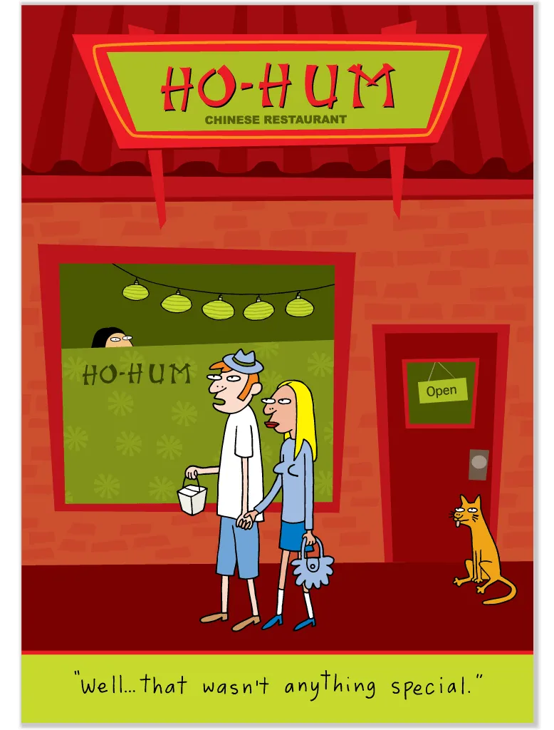 264 Ho Hum (Birthday Card)