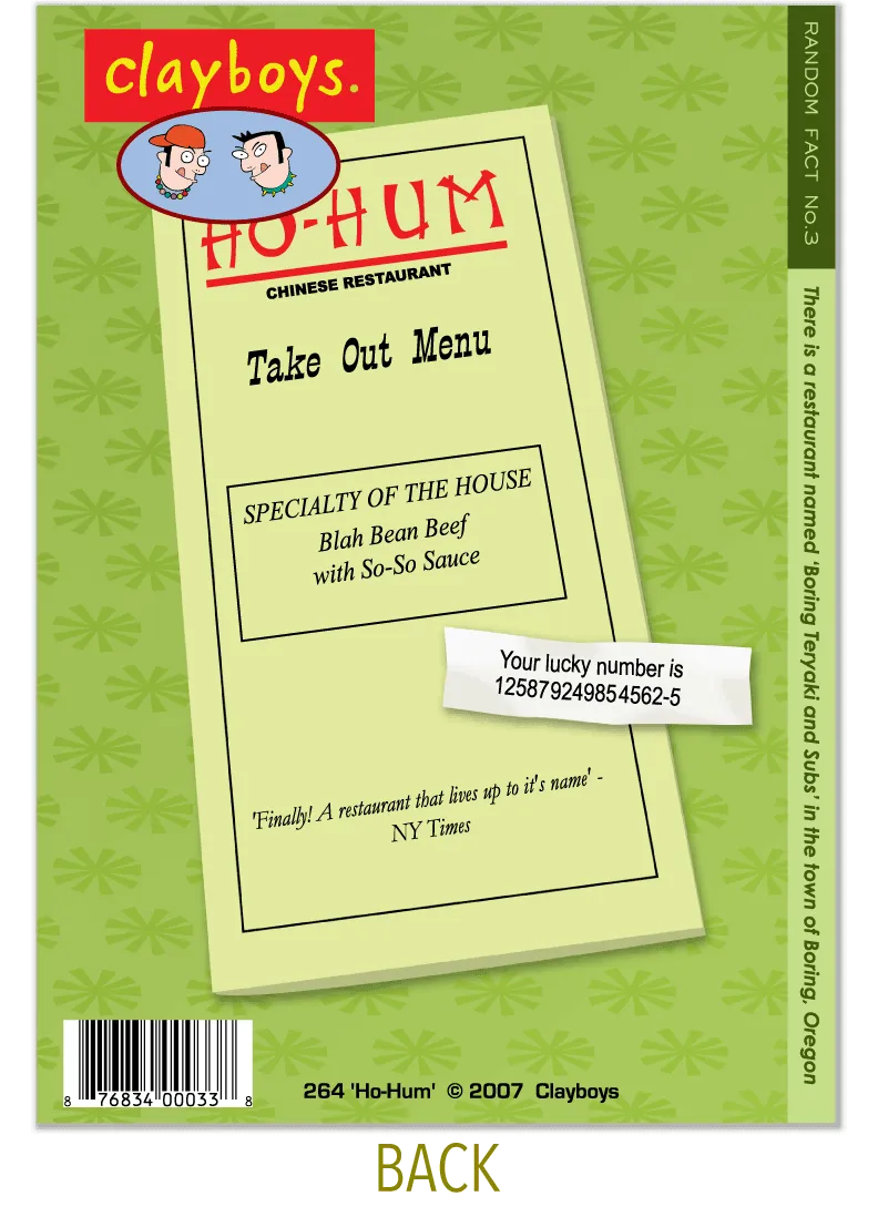 264 Ho Hum (Birthday Card)