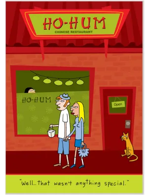 264 Ho Hum (Birthday Card)