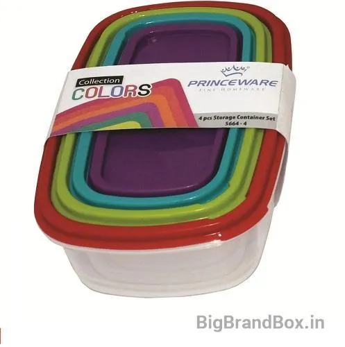 4 Pcs Storage Container Set