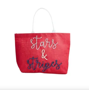 4TH OF JULY SPARKLE TOTE-RD