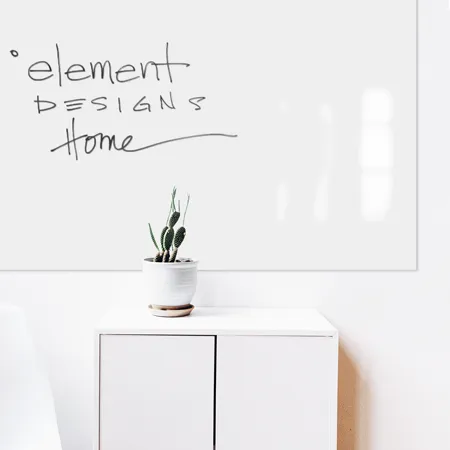 4x4 Magnetic Writable Gloss Glass Sample