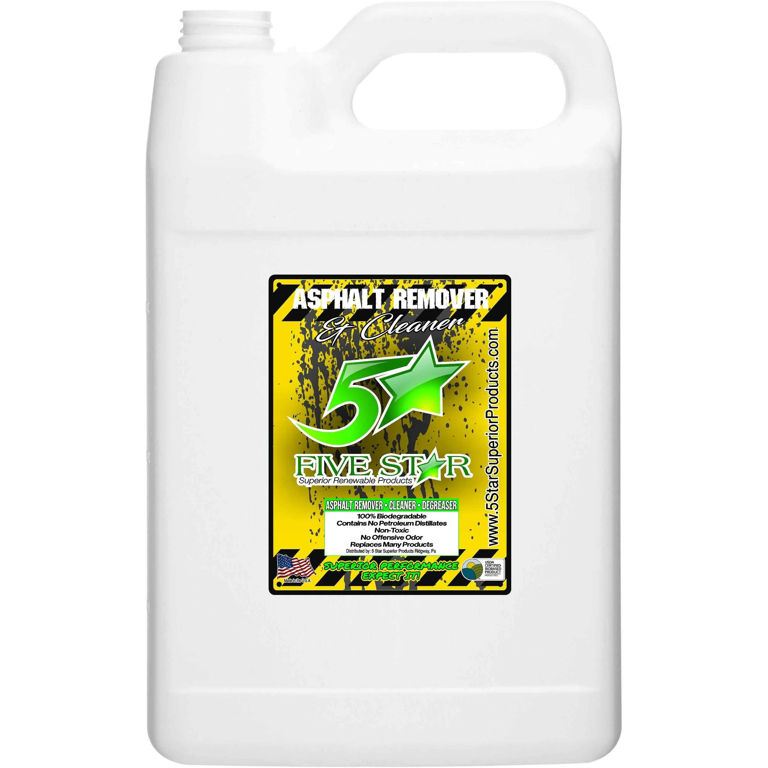 5-Star Asphalt Remover/Cleaner - Various Sizes