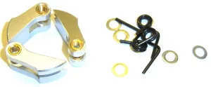63801S RC 1/8 Scale Nitro Engine 3 Shoe Alloy Clutch with Springs PRO Silver