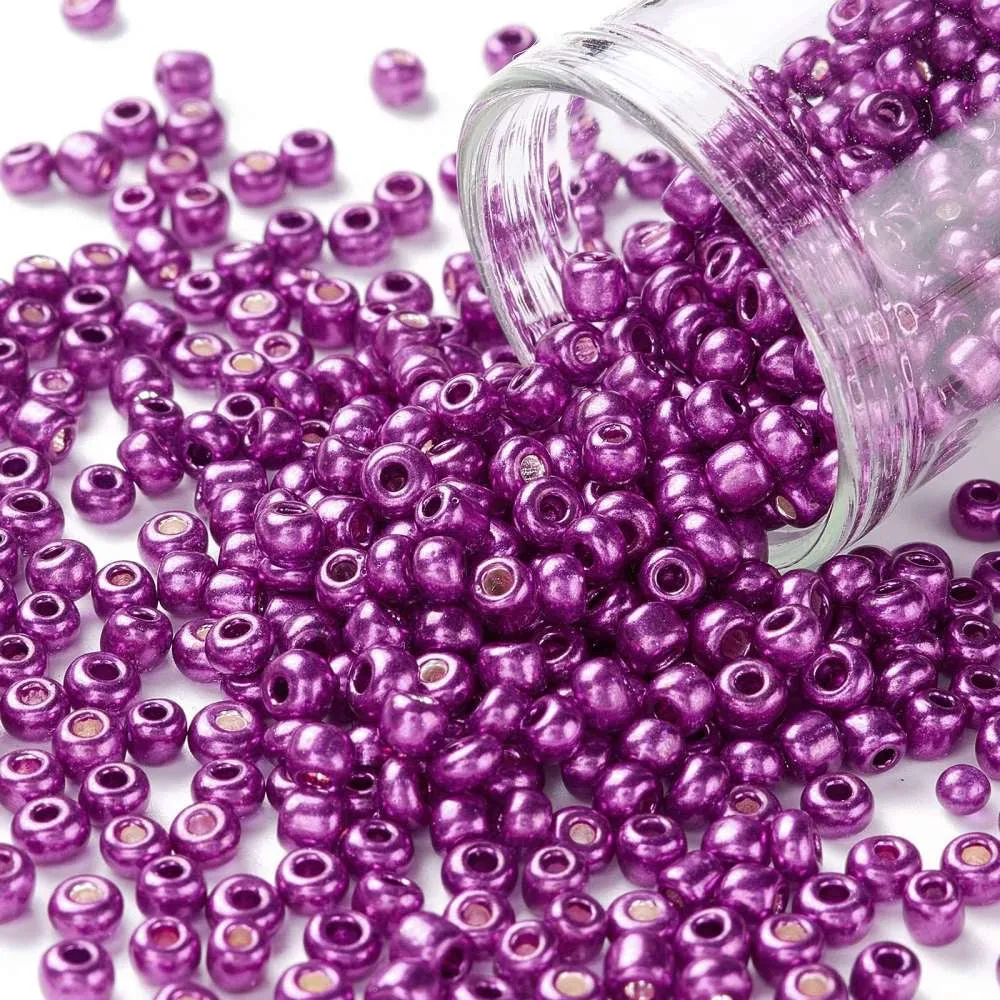 8/0 Metallic Seed Beads