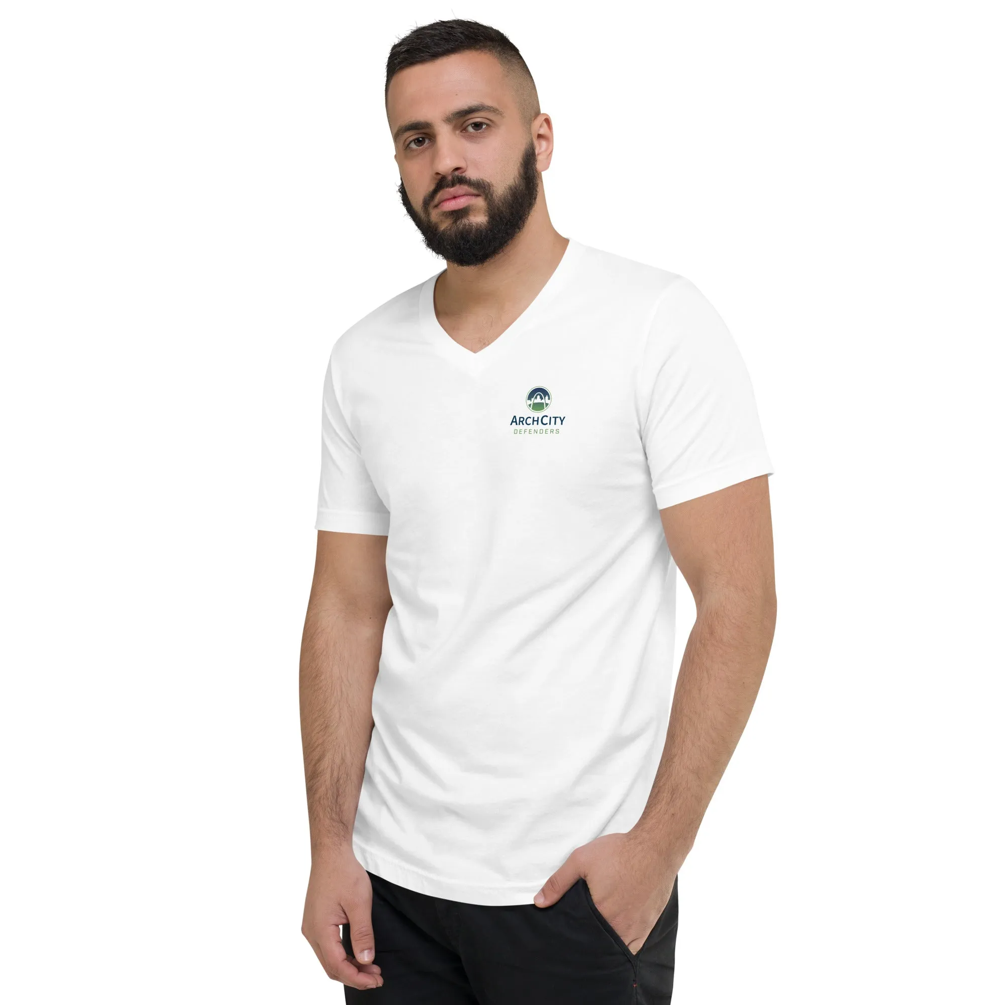 ACD Logo Short Sleeve V-Neck T-Shirt