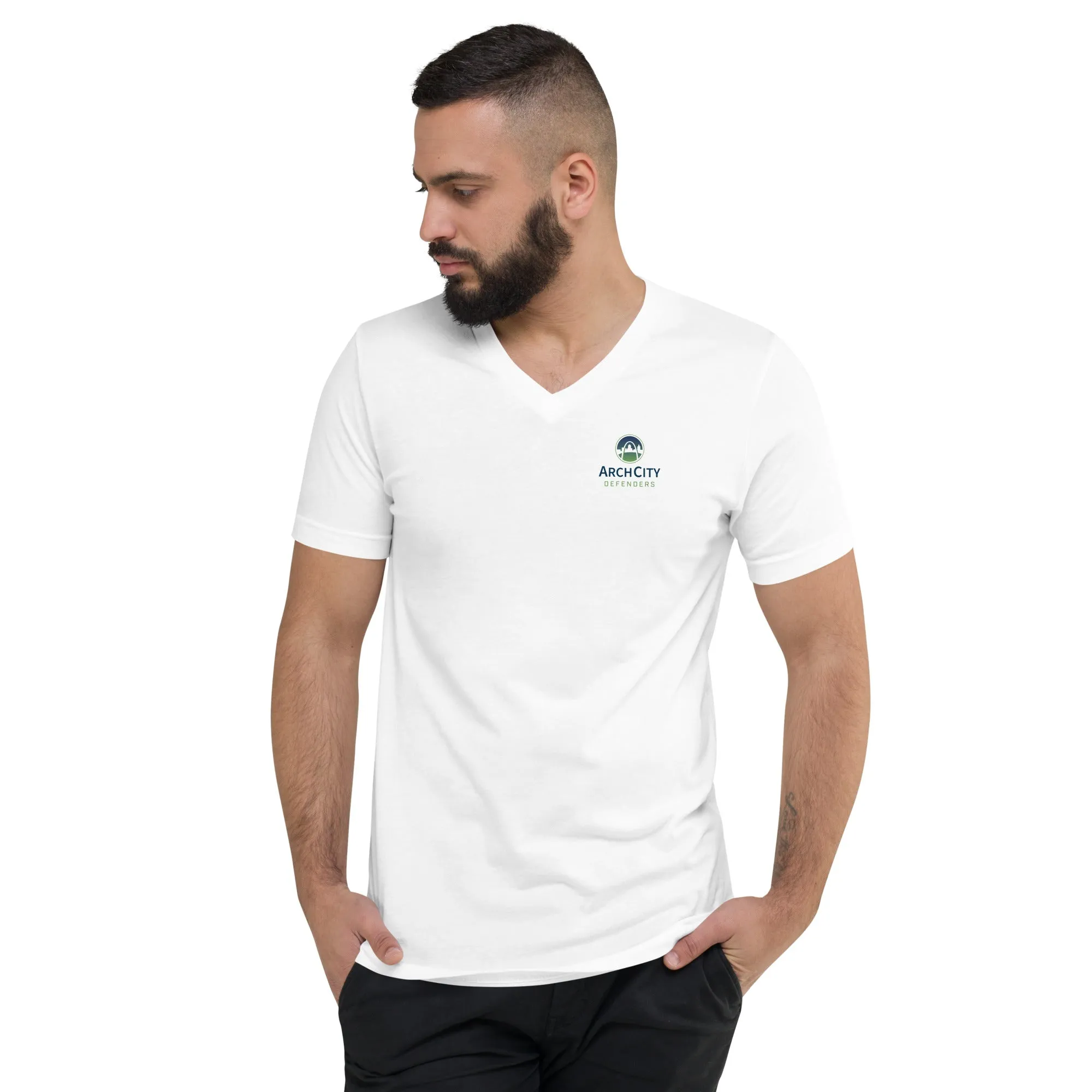 ACD Logo Short Sleeve V-Neck T-Shirt