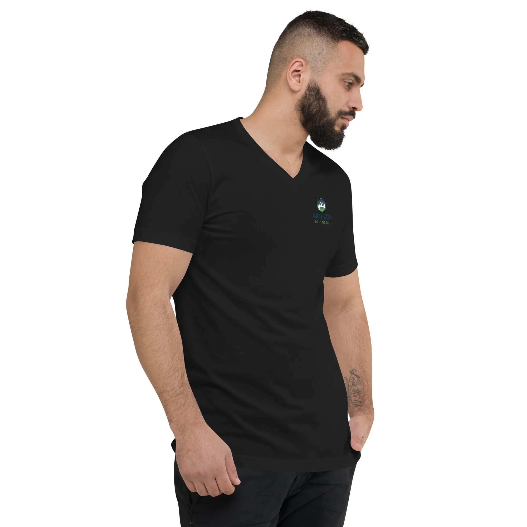 ACD Logo Short Sleeve V-Neck T-Shirt