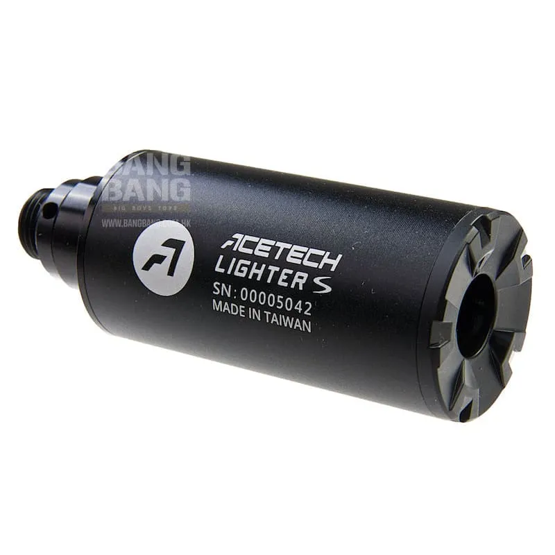 ACETECH Lighter S Pistol Tracer Suppressor (M14 CCW Thread) w/ Adaptor (M14 CCW to M11 CW)