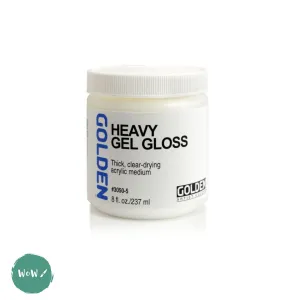 Acrylic Mediums - GOLDEN 237ml  Heavy Gel Gloss
