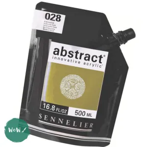 ACRYLIC PAINT - Sennelier ABSTRACT -  500ml pouch - 028 - IRIDESCENT GOLD