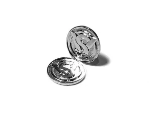 ADEPOT CUSTOM SV Style Metal Grip Badge for Hi-Capa (Silver)