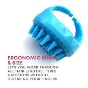 ALAN TRUMAN LOVE HAIR SCALP SOS - SCALP MASAGE & SHAMPOO BRUSH ( BLUE)