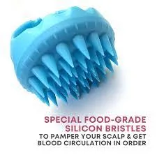ALAN TRUMAN LOVE HAIR SCALP SOS - SCALP MASAGE & SHAMPOO BRUSH ( BLUE)
