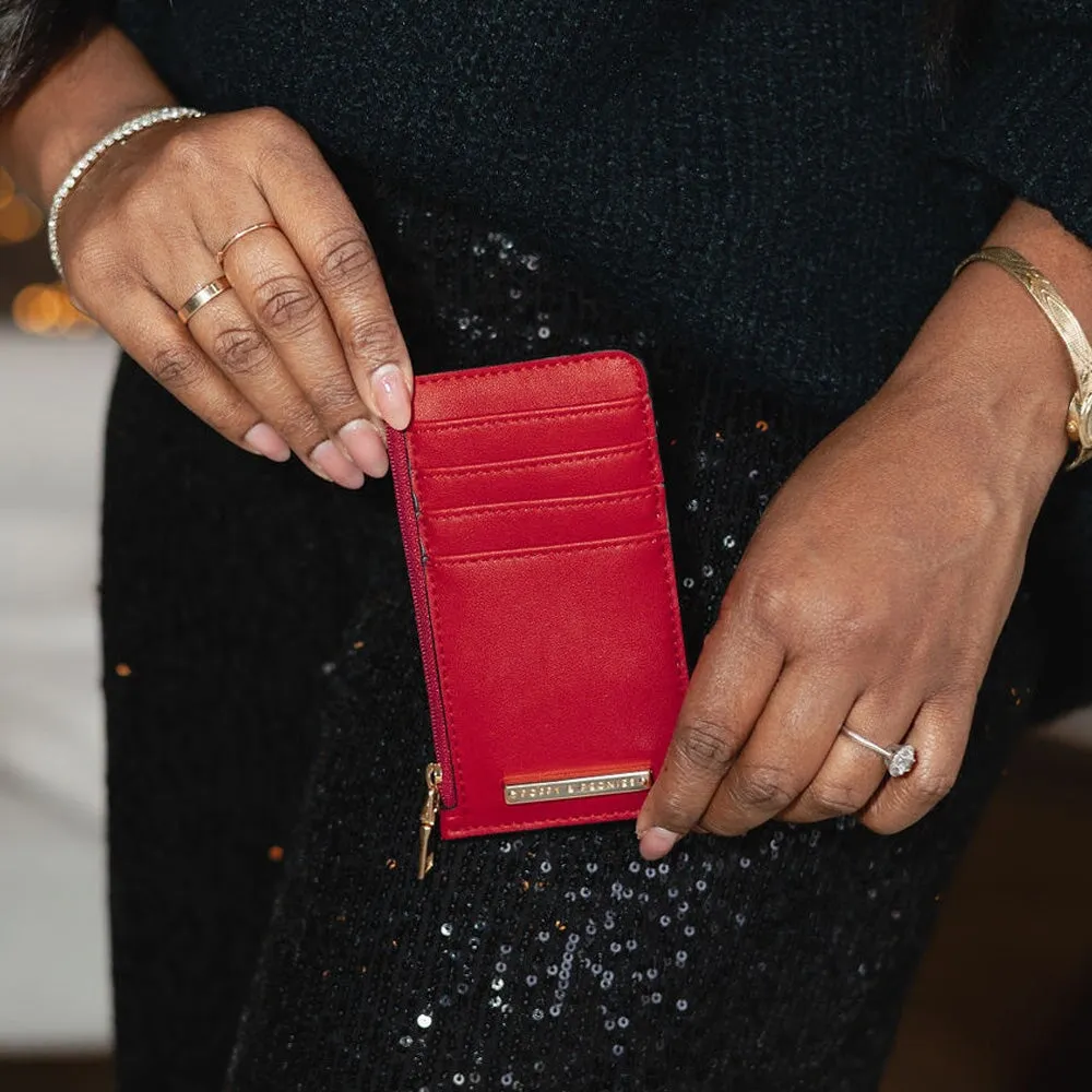 ALL YOU NEED CARD HOLDER red
