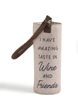 Amazing Taste in Wine & Friends Wine Tote