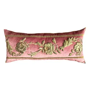 Antique European Raised Gold Metallic Embroidery (#E07072424 | 13 x 29 1/2")
