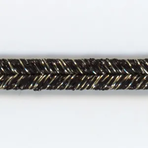 Antique Metallic Trimming Braid #10 Black Gold