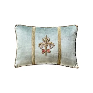 Antique Ottoman Empire Raised Silver and Gold Metallic Embroidery (#E050624 | 9 x 13")