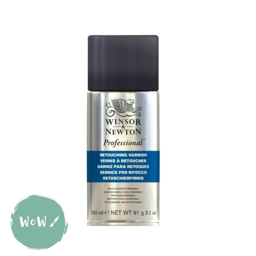ARTISTS VARNISH SPRAY - Winsor & Newton – PROFESSIONAL – RETOUCHING - 150ml