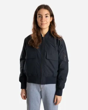 Athene Compact Nylon Jacket - Navy
