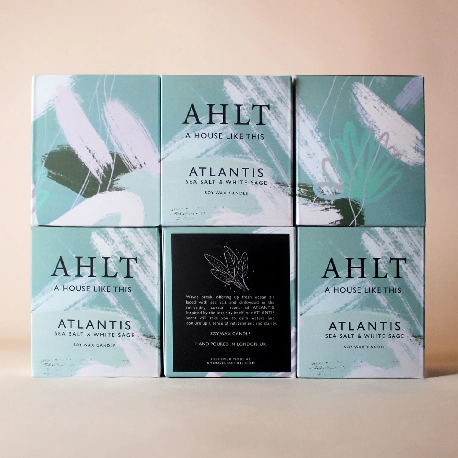 ATLANTIS Candle Clear Glass