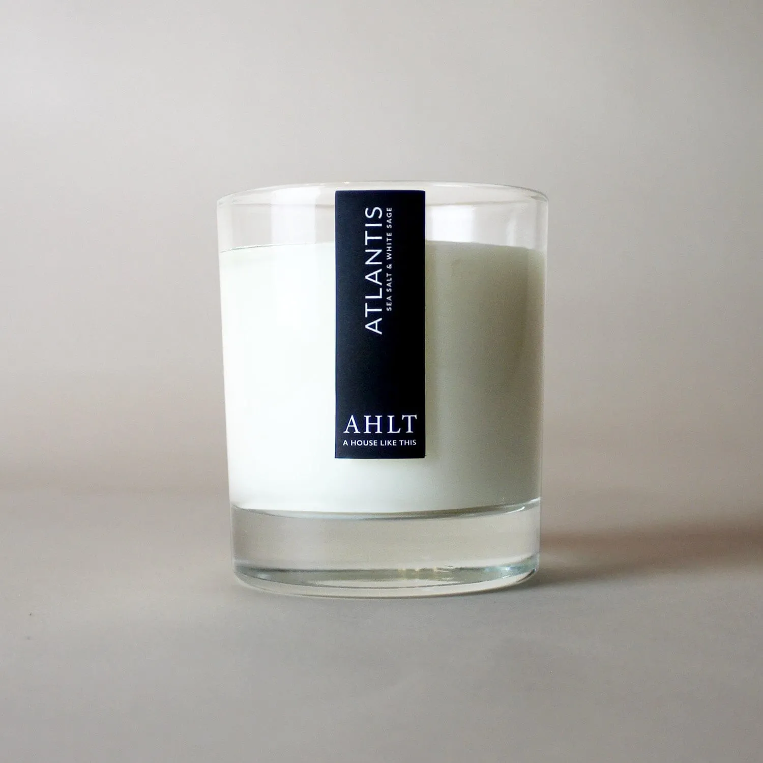 ATLANTIS Candle Clear Glass