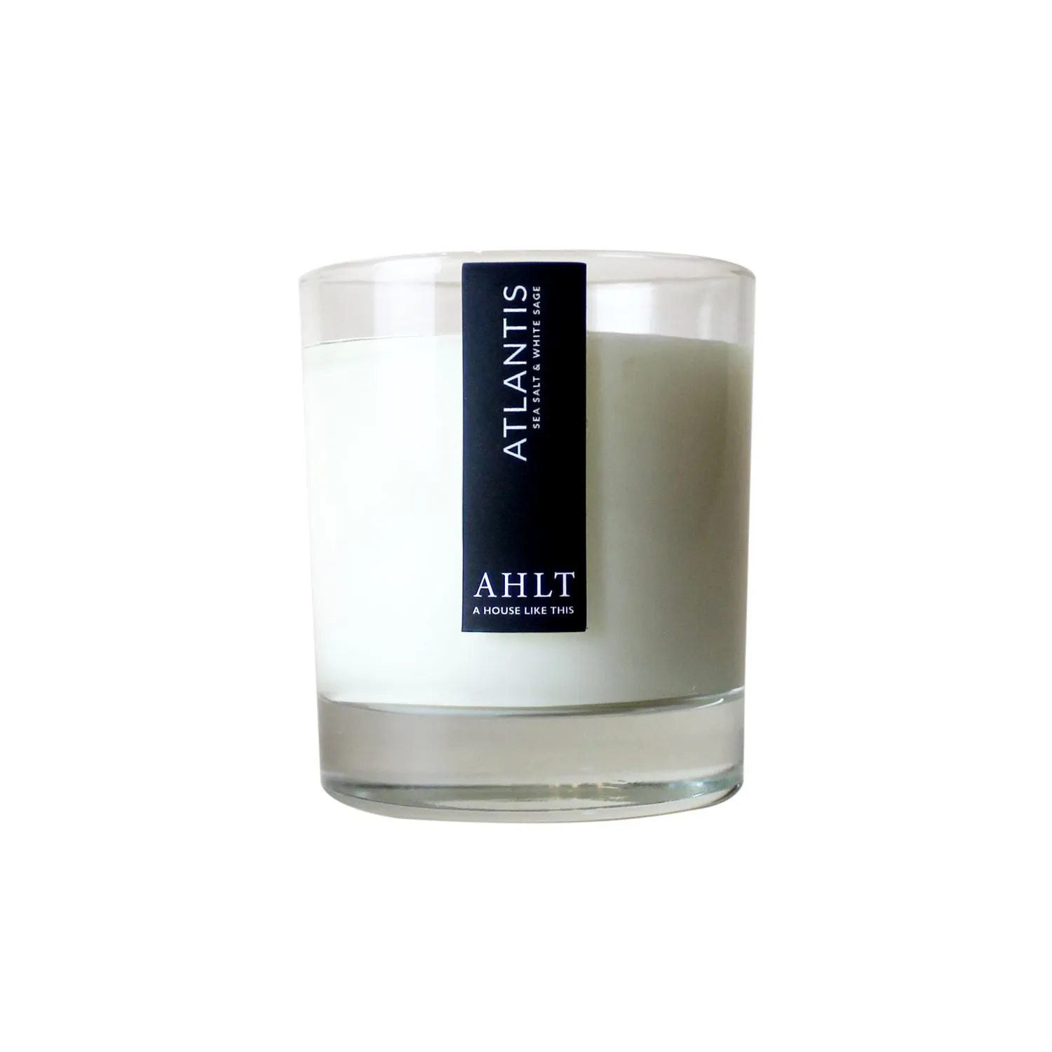 ATLANTIS Candle Clear Glass