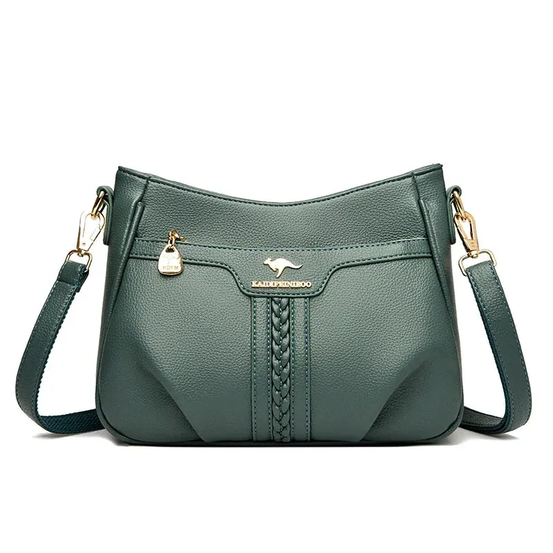 Aviana | Elegant Leather Shoulder Bag