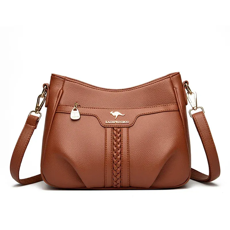 Aviana | Elegant Leather Shoulder Bag