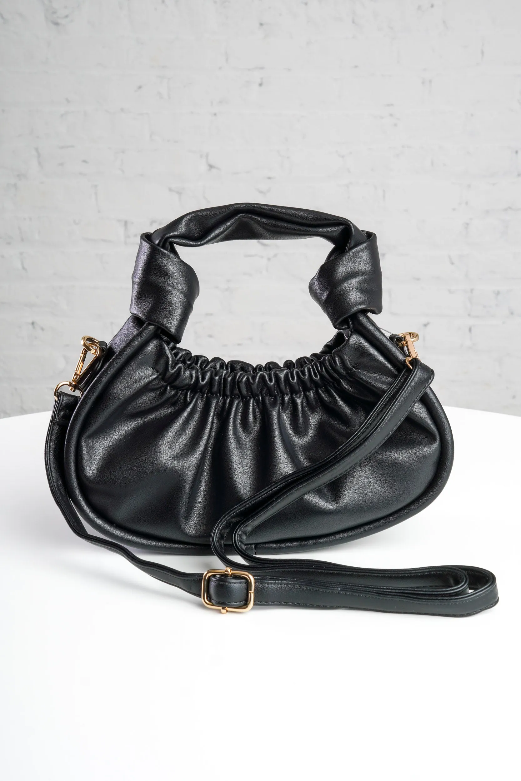 Baguette Shoulder Bag in Black