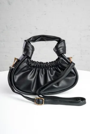 Baguette Shoulder Bag in Black
