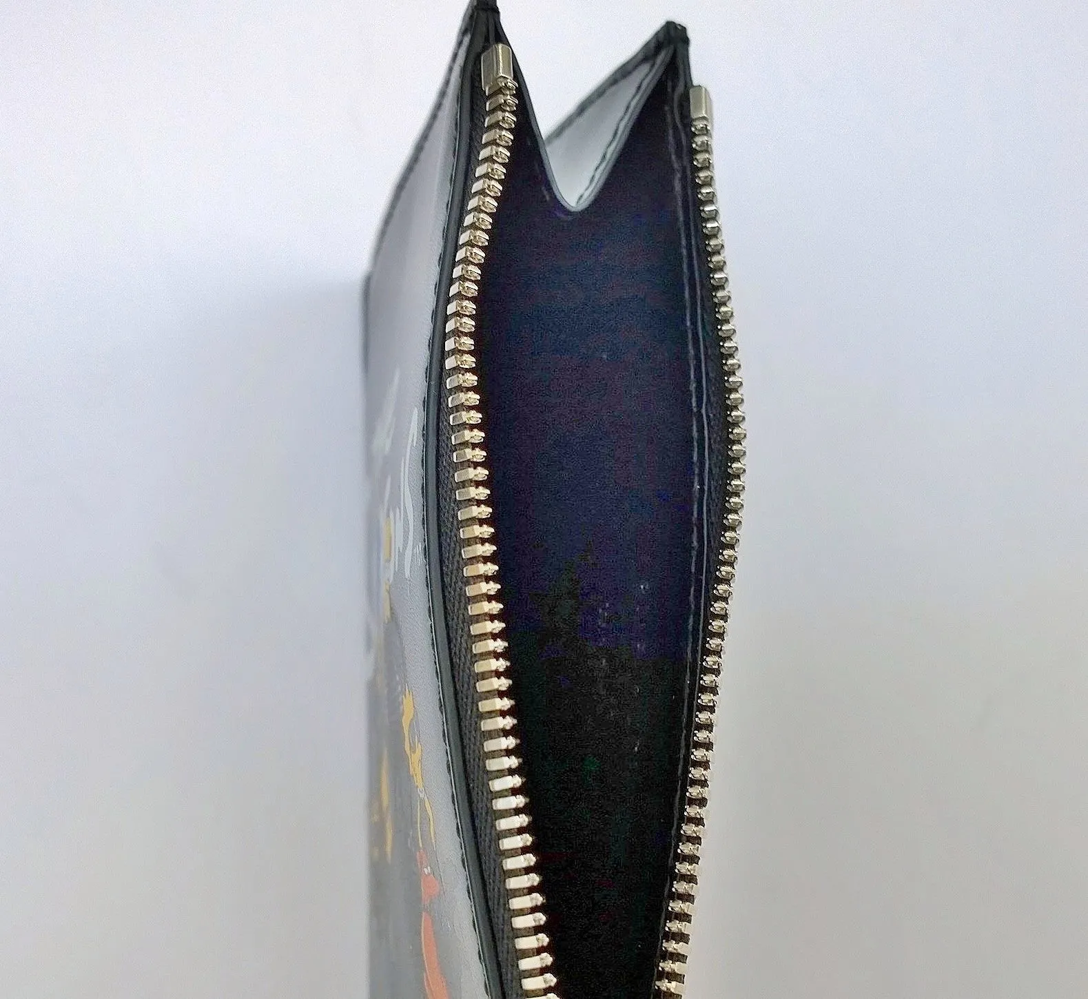 Balenciaga x Simpsons Card Wallet Black Leather Case