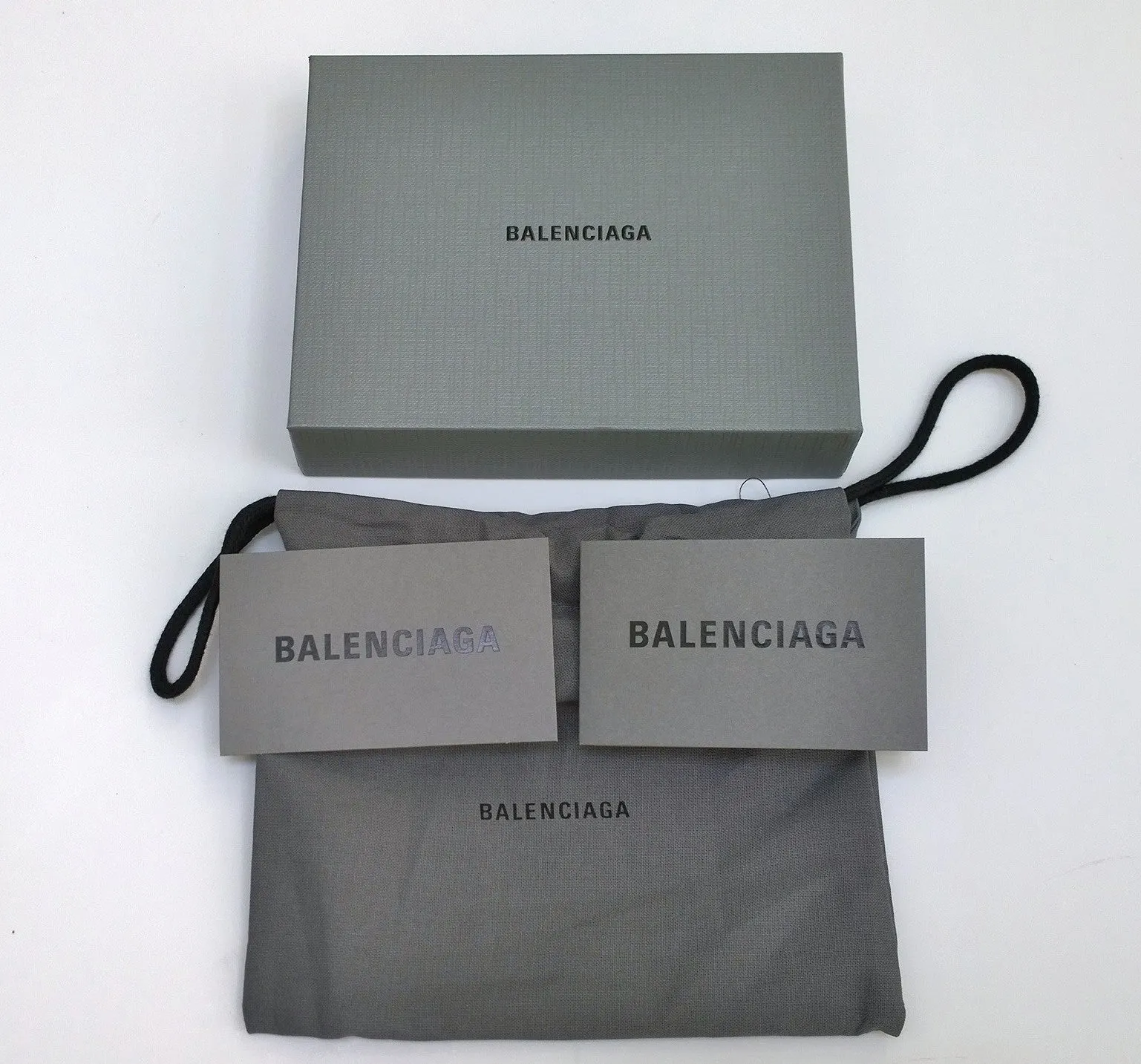 Balenciaga x Simpsons Card Wallet Black Leather Case