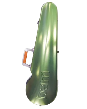 BAM Graffiti Contoured Hightech Violin Case Green/Orange 4/4