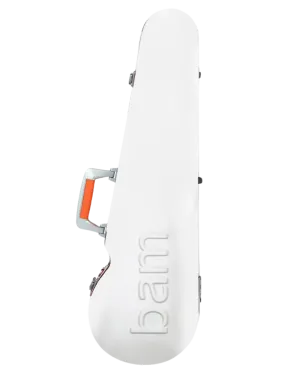 BAM Graffiti Contoured Hightech Violin Case White/Orange 4/4