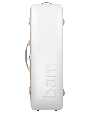 BAM Graffiti Oblong Hightech Violin Case White/Orange 4/4
