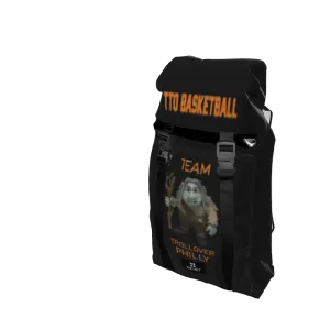 Basketball Dual Strap Black Dual Strap Backpack. (x 12)