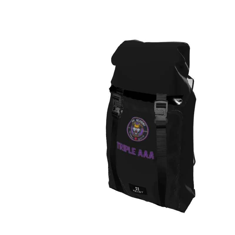 Basketball Dual Strap Black Dual Strap Backpack. (x 12)