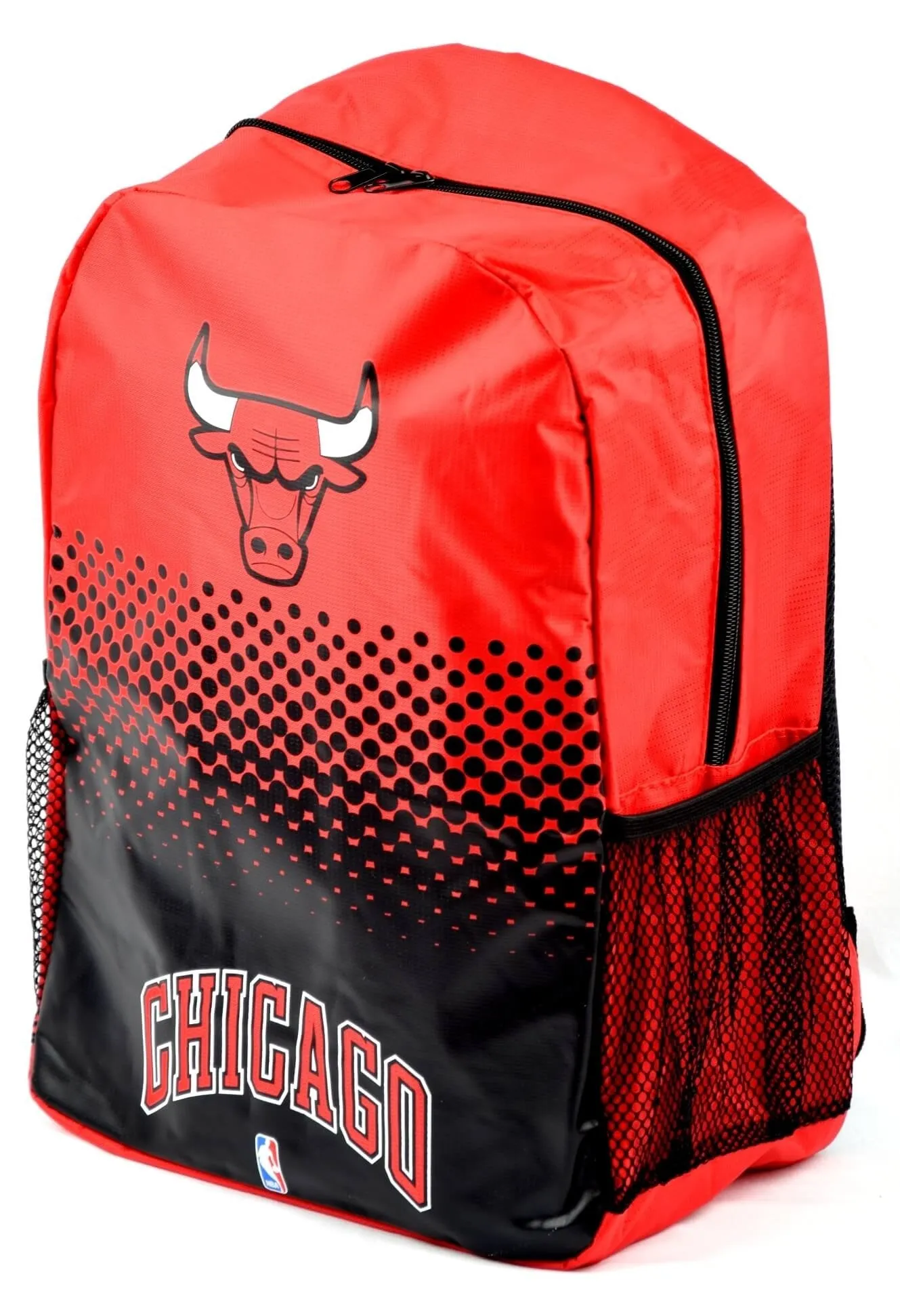 Batoh FOREVER COLLECTIBLES NBA FADE BACKPACK CHICAGO BULLS červený