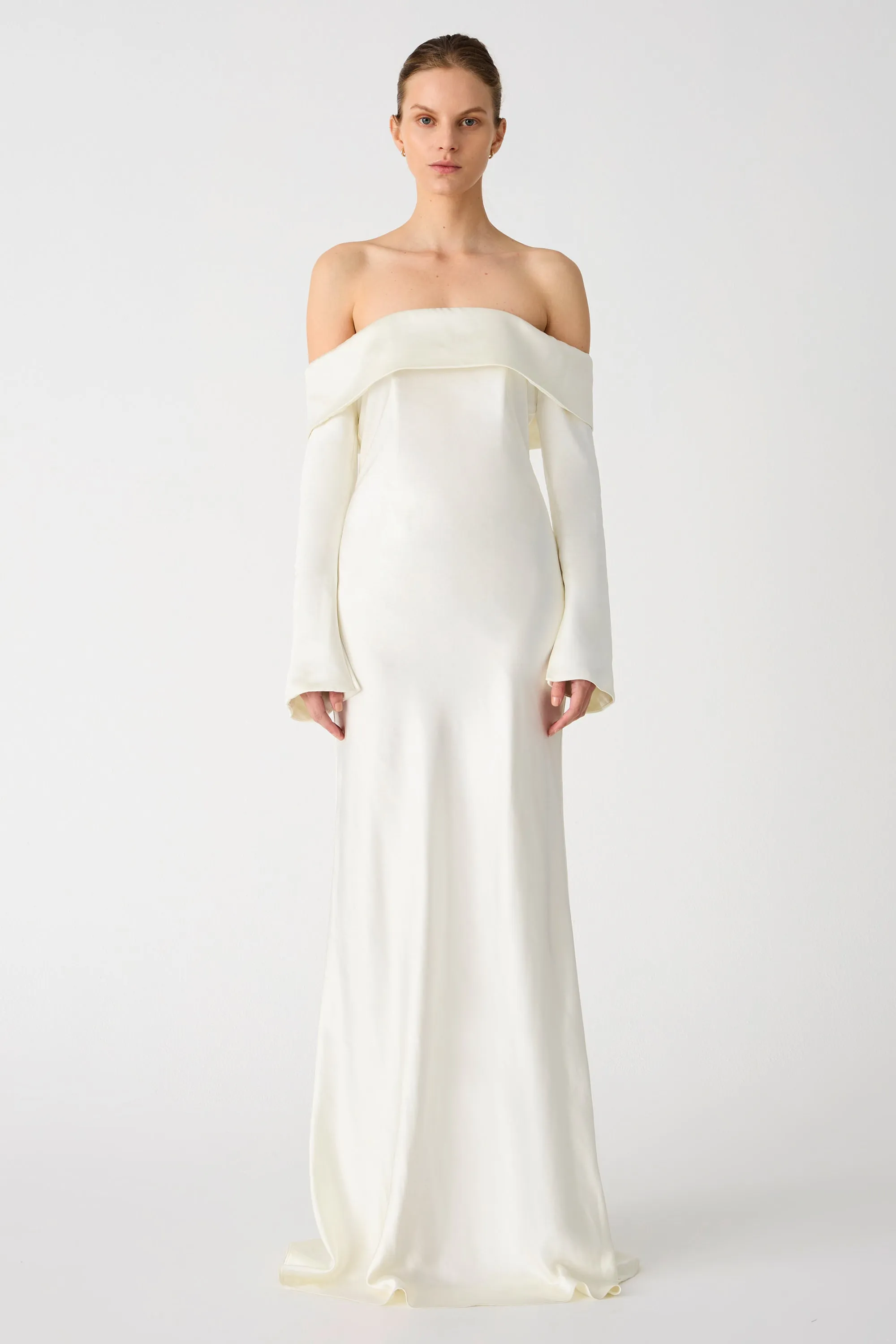 BIANCA GLOSS SATIN GOWN